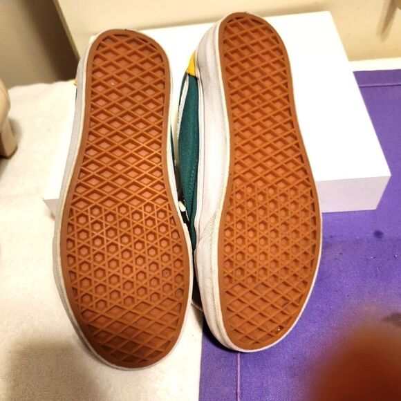 VANS "Old Skool Yacht" Colorblock Suede/Canvas Lace Up Sneakers Womens Sz.8 $135 - Picture 8 of 8